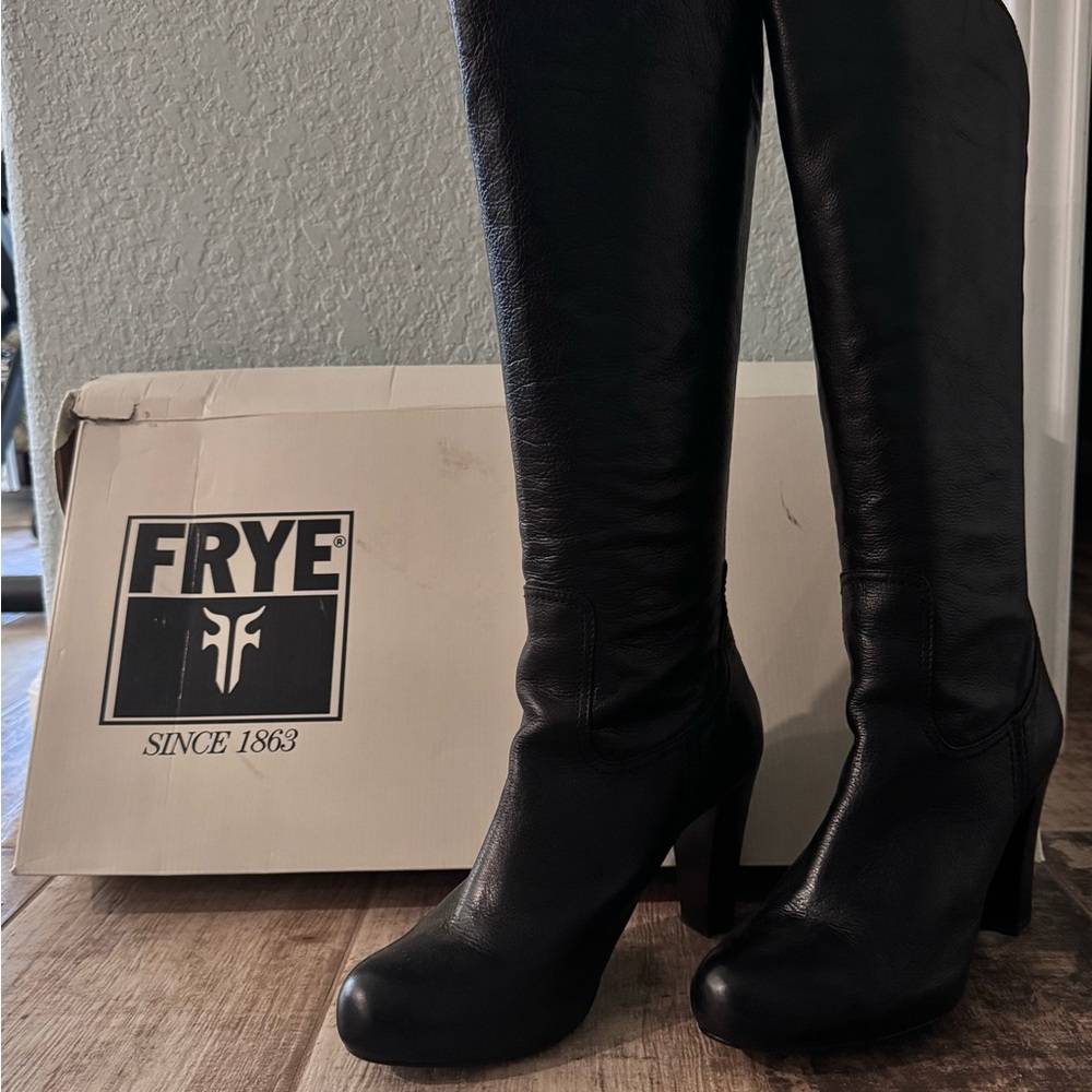 Frye Women's Classic Black Heeled Boots